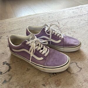 Vans Men's Lavender Sneakers in suede